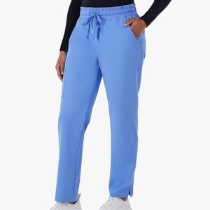 Women's Blue Drawstring Scrub Pants